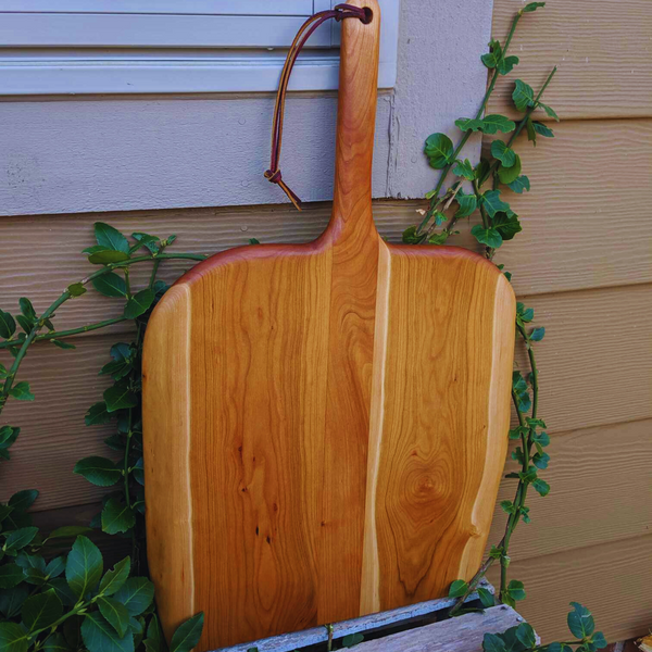Cherry Wood Pizza Peel with Wooden Handle