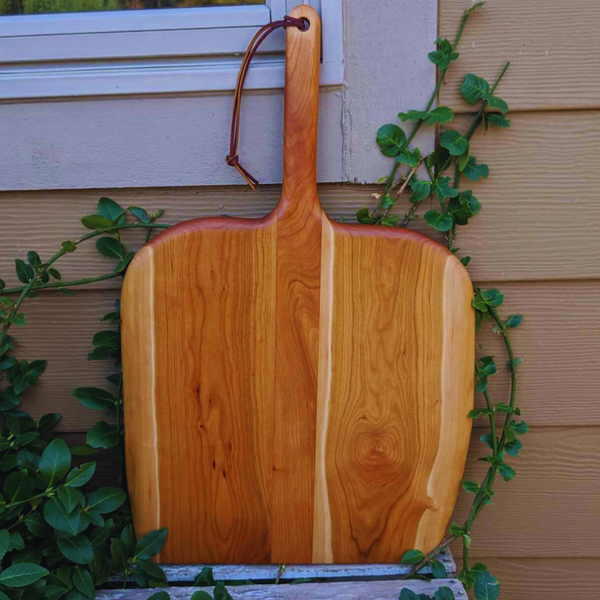 Cherry Wood Pizza Peel with Wooden Handle