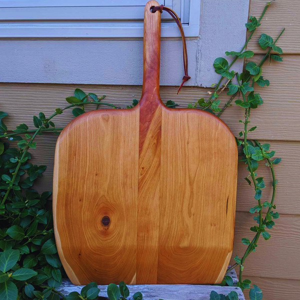 Cherry Wood Pizza Peel with Wooden Handle