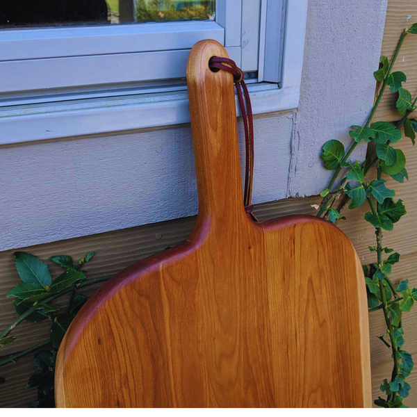 Cherry Wood Pizza Peel with Wooden Handle