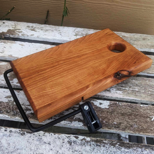 Cherry Wood Cheese Slicing Board with Handle