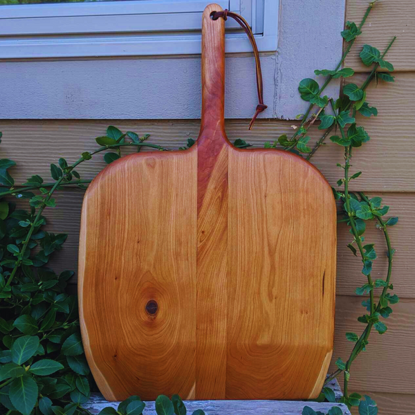 Cherry Wood Pizza Peel with Wooden Handle