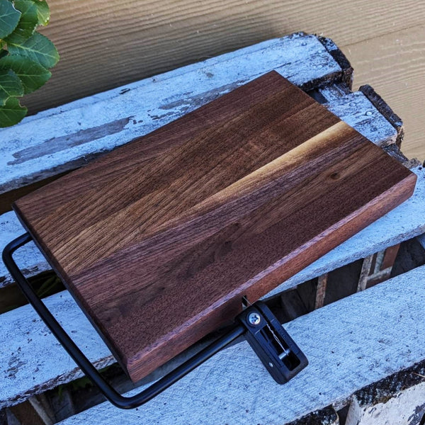 Black Walnut Butcher Block Cheese Slicing Board - Springhill Millworks