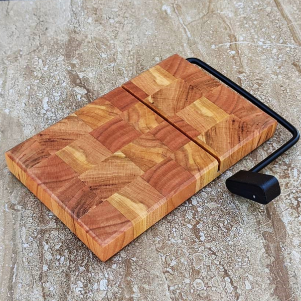Cherry Wood End Grain Cheese Slicing Board