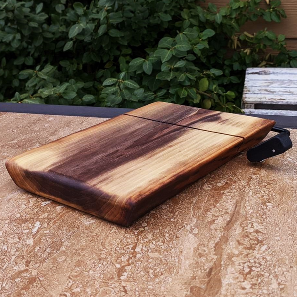 Black Walnut Cheese Slicing Board | Cheese Slicer | Cutting Board