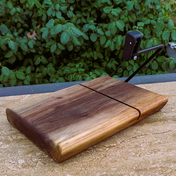 Black Walnut Cheese Slicing Board | Cheese Slicer | Cutting Board