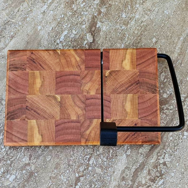 Cherry Wood End Grain Cheese Slicing Board