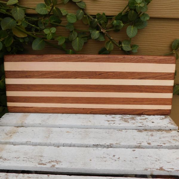 Maple & Mahogany Edge Grain Cutting Board