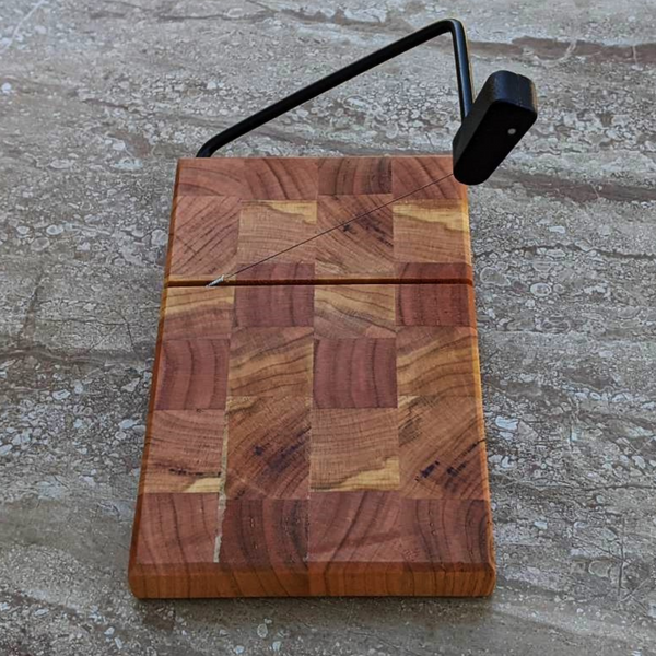 Cherry Wood End Grain Wooden Cheese Slicing Board