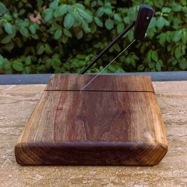 Black Walnut Cheese Slicing Board | Cheese Slicer | Cutting Board