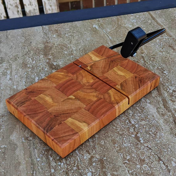 Cherry Wood End Grain Cheese Slicing Board