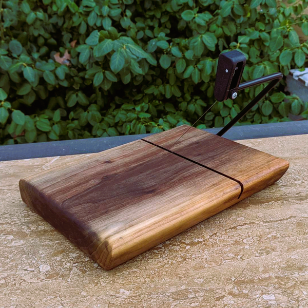 Black Walnut Cheese Slicing Board | Cheese Slicer | Cutting Board