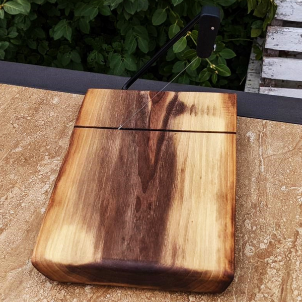 Black Walnut Cheese Slicing Board | Cheese Slicer | Cutting Board