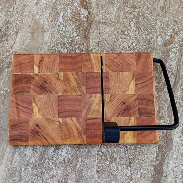 Cherry Wood End Grain Wooden Cheese Slicing Board