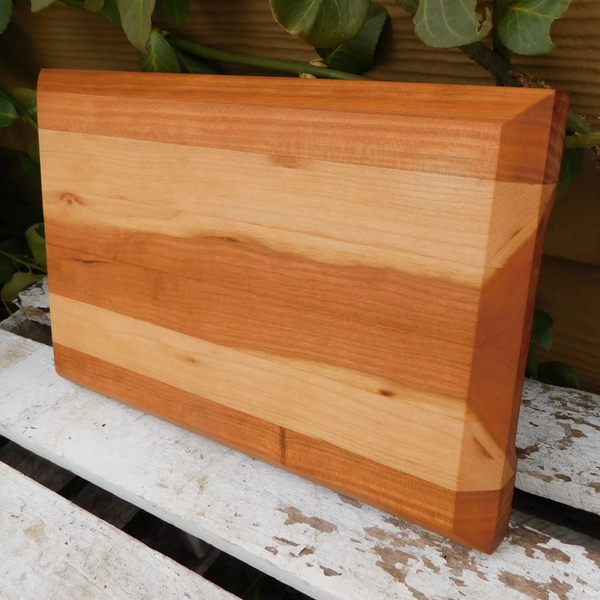 Cherry Wood Edge Grain Cutting Board