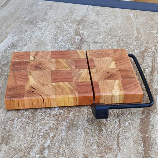 Cherry Wood End Grain Wooden Cheese Slicing Board