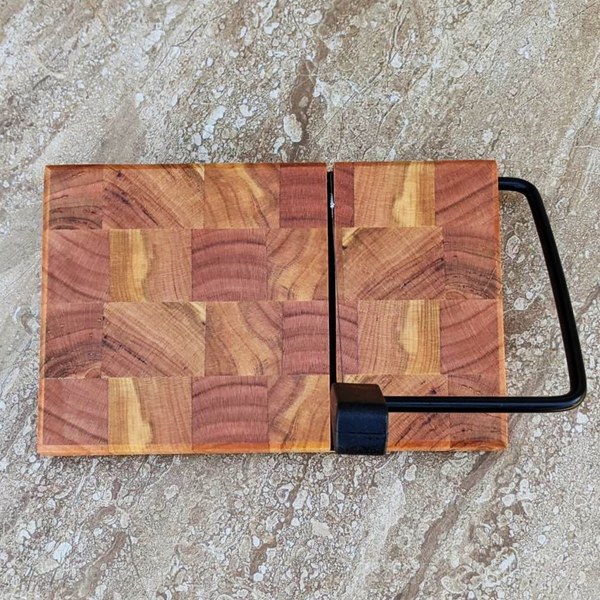 Cherry Wood End Grain Cheese Slicing Board