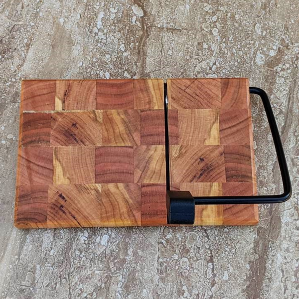 Cherry Wood End Grain Wooden Cheese Slicing Board
