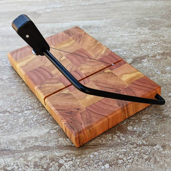 Cherry Wood End Grain Cheese Slicing Board