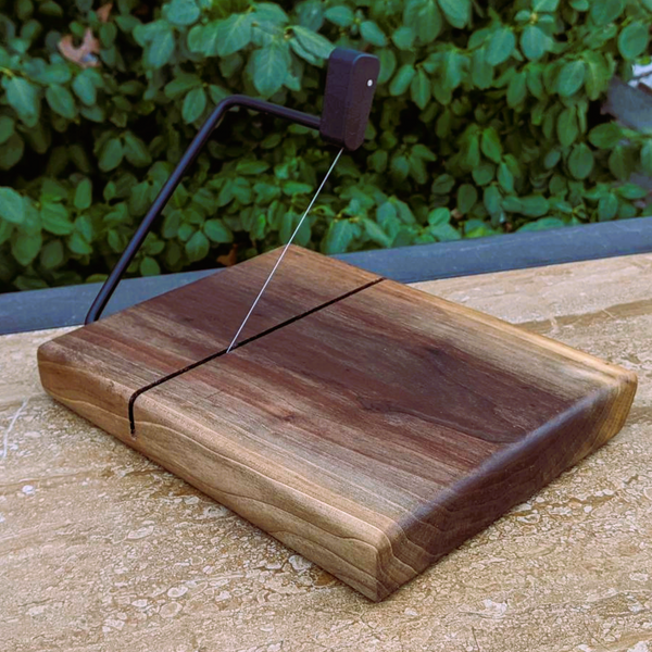 Black Walnut Cheese Slicing Board | Cheese Slicer | Cutting Board