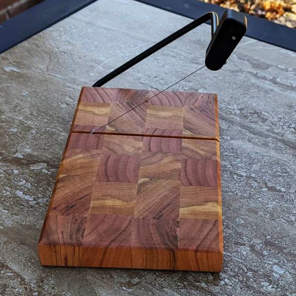 Cherry Wood End Grain Cheese Slicing Board