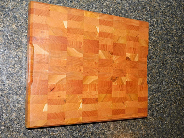 Cherry Wood End Grain Cutting Board - Springhill Millworks