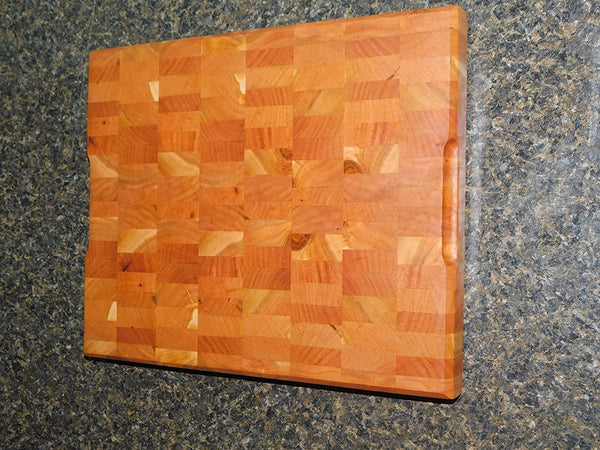 Cherry Wood End Grain Cutting Board - Springhill Millworks