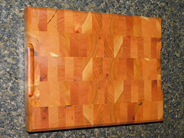 Cherry Wood End Grain Cutting Board - Springhill Millworks