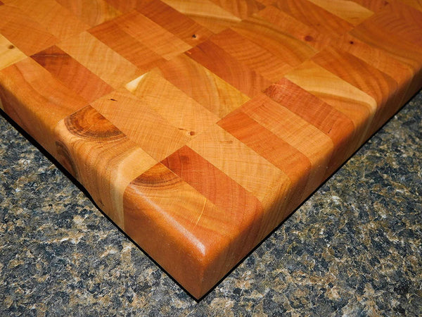 Cherry Wood End Grain Cutting Board - Springhill Millworks