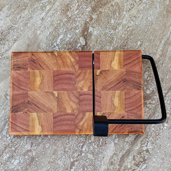 Cherry Wood End Grain Cheese Slicing Board