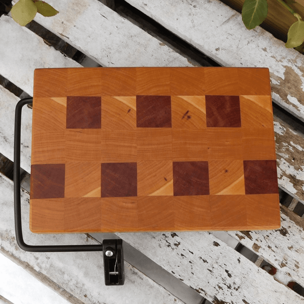Cherry Wood end grain cheese slicing board.