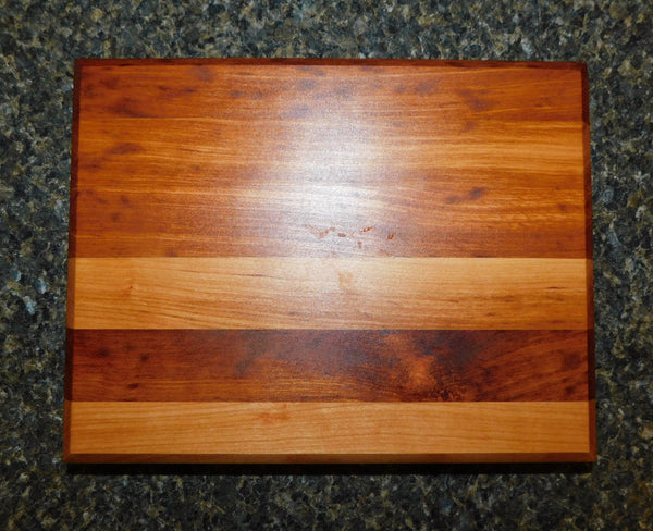 Cherry Wood Edge Grain Cutting Board