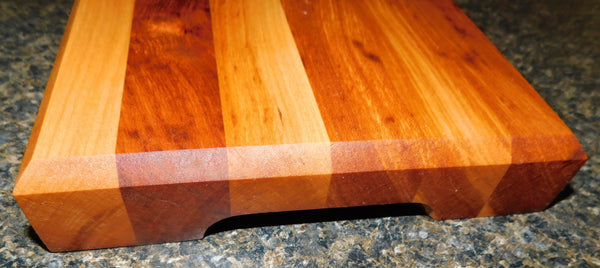 Cherry Wood Edge Grain Cutting Board