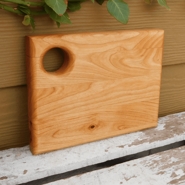 Mini Little Chopper Cutting Board - Cherry Wood Edge Grain