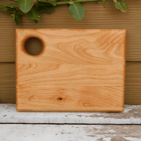 Mini Little Chopper Cutting Board - Cherry Wood Edge Grain