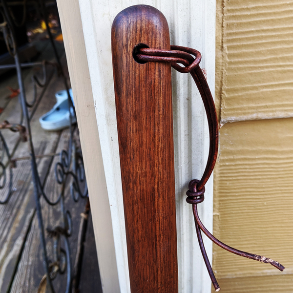 Black Walnut Wood Pizza Peel with Handle – Handmade Wooden Paddle