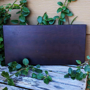 Black Walnut Wood End Grain Cutting Board with Clear Rubber Grip Feet, Wooden Butcher Board