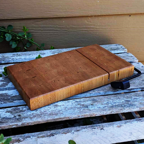 Cherry Wood End Grain Cheese Slicing Board Wooden Cheese Slicer