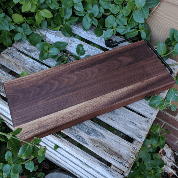 Black Walnut Butcher Block Wood Cheese Slicing Board Wooden Cheese Slicer - Springhill Millworks