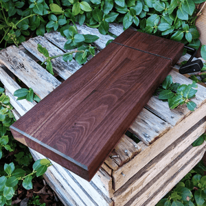 Black Walnut Butcher Block Wood Cheese Slicing Board Wooden Cheese Slicer - Springhill Millworks