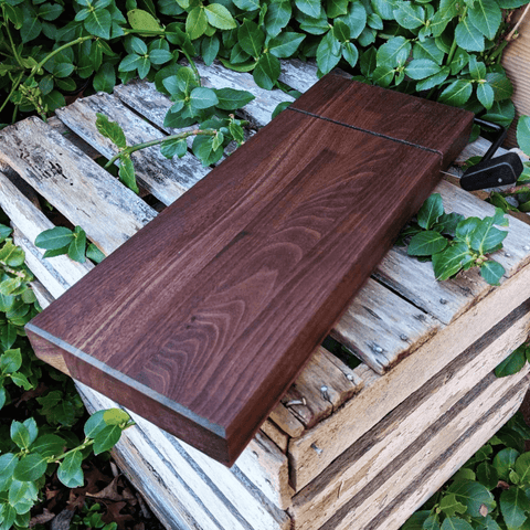 Black Walnut Butcher Block Wood Cheese Slicing Board Wooden Cheese Slicer - Springhill Millworks