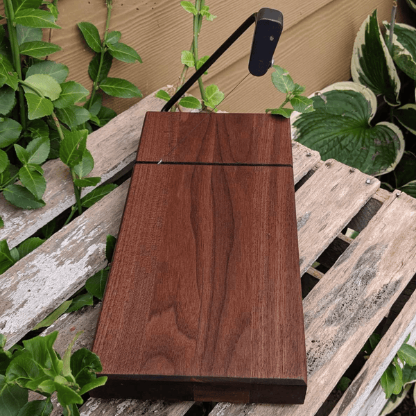 Black Walnut Butcher Block Wood Cheese Slicing Board, Wooden Cheese Slicer (Copy) - Springhill Millworks