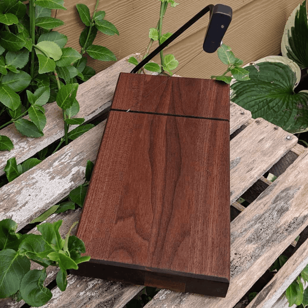 Black Walnut Butcher Block Wood Cheese Slicing Board, Wooden Cheese Slicer (Copy) - Springhill Millworks