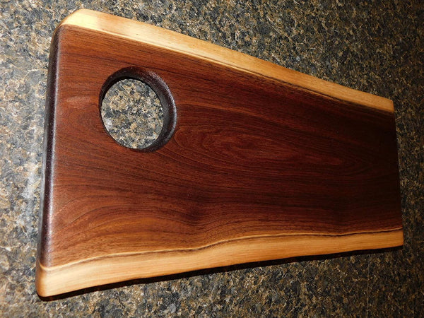 Black Walnut Charcuterie Board With Handle - Springhill Millworks