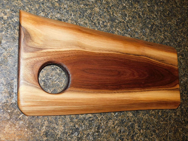 Black Walnut Charcuterie Board With Handle - Springhill Millworks