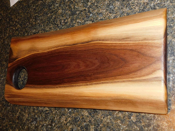 Black Walnut Charcuterie Board With Handle - Springhill Millworks