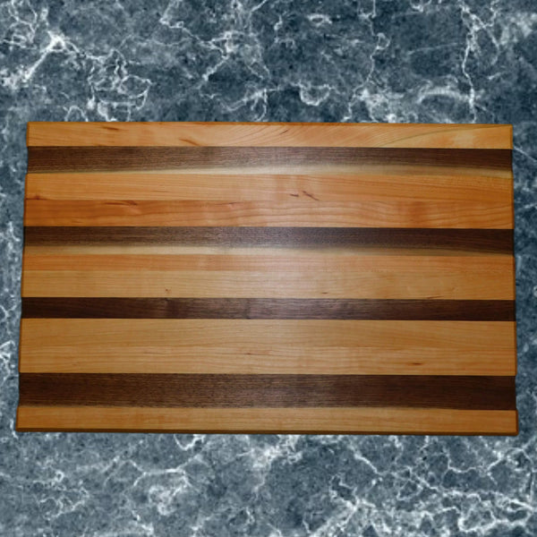 Black Walnut & Cherry Wood Edge Grain Cutting Board - Springhill Millworks