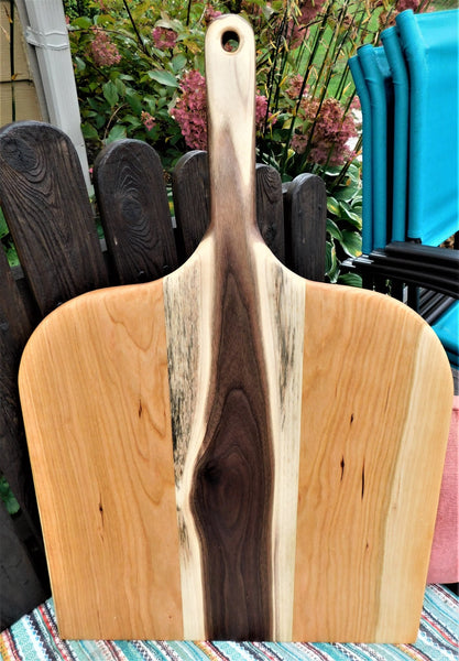 Black Walnut & Cherry Wood Pizza Peel - Springhill Millworks