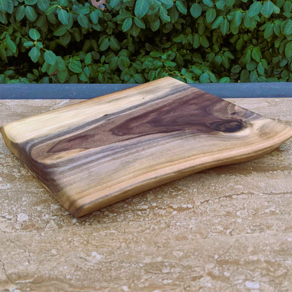 Small Black Walnut Wooden Butter Board | Wood Charcuterie Board