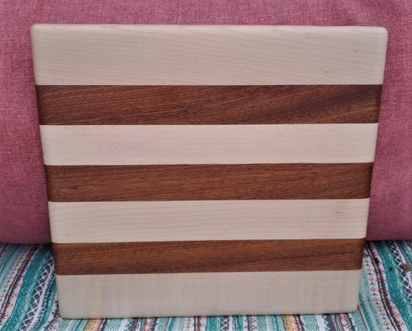 Maple & Mahogany Edge Grain Cutting Board